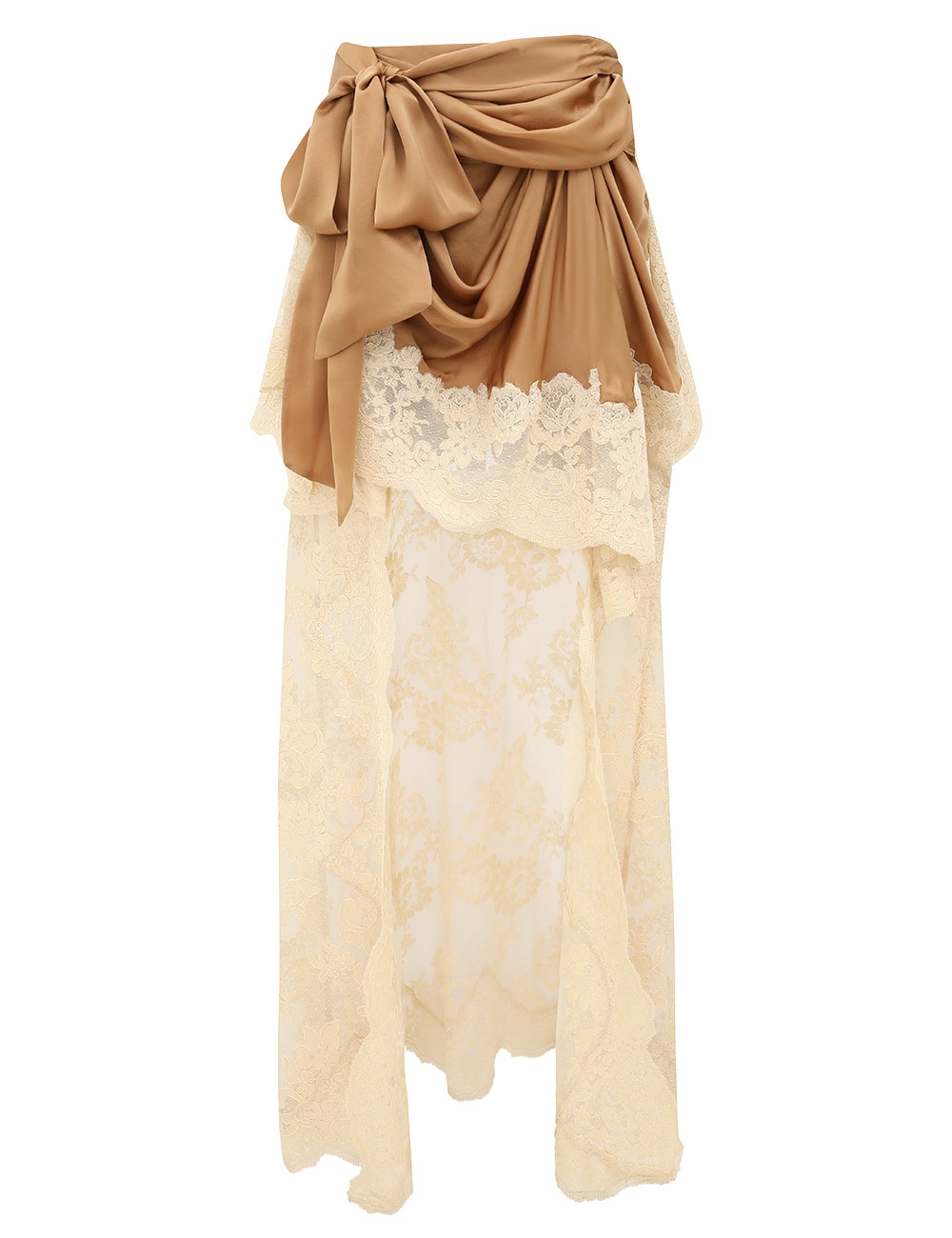 Zimmermann Hypnotic Satin Drape Skirt
