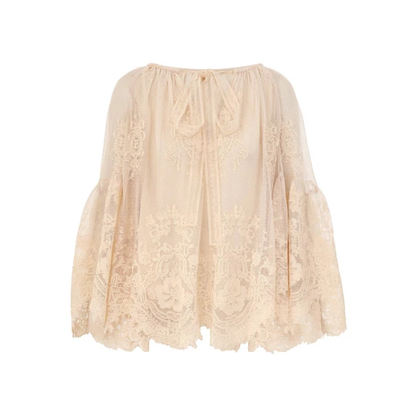 Elevate your elegance in this Zimmermann Tops   from the 2025 resort wear edit
