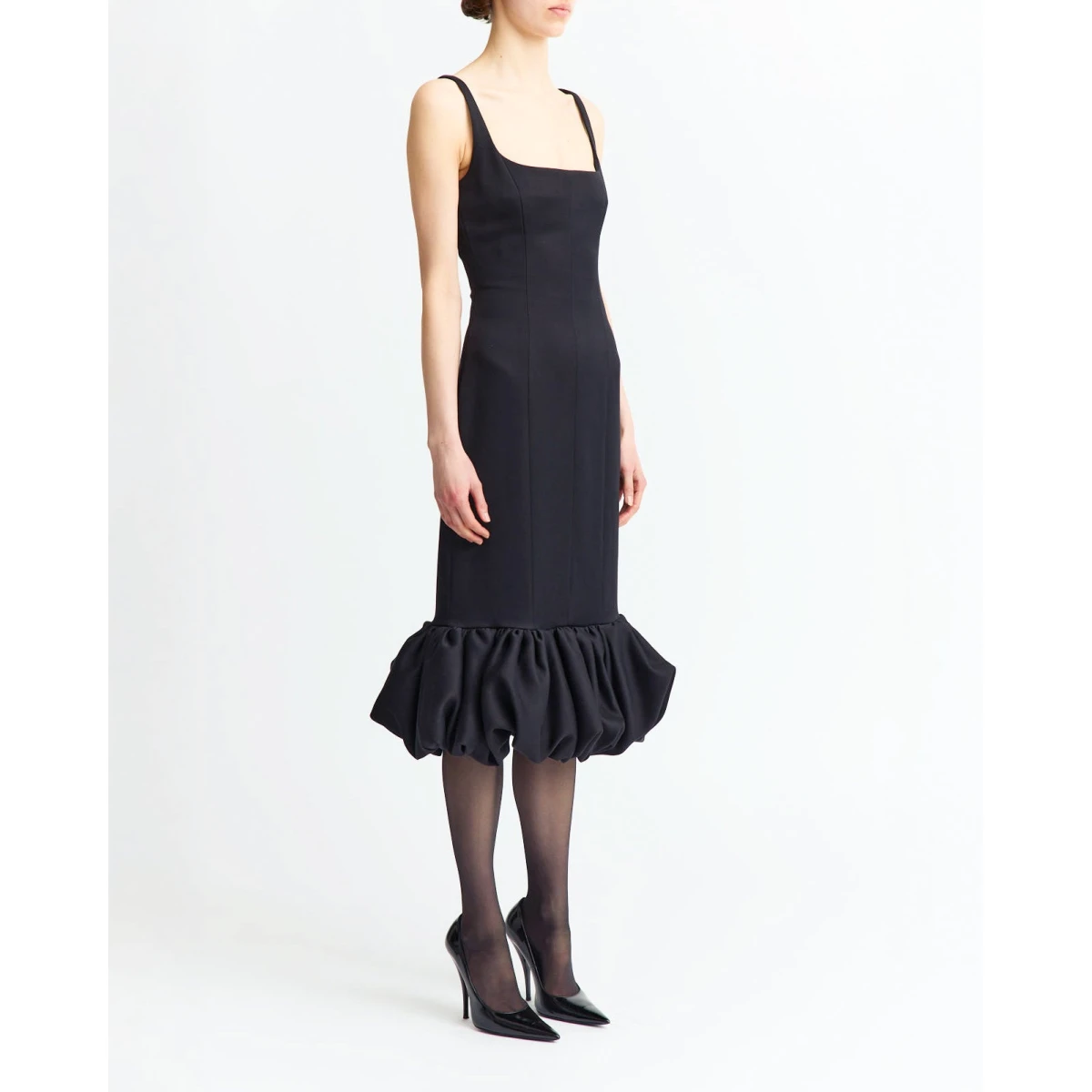 inspired by the sharp femininity of the '80s.