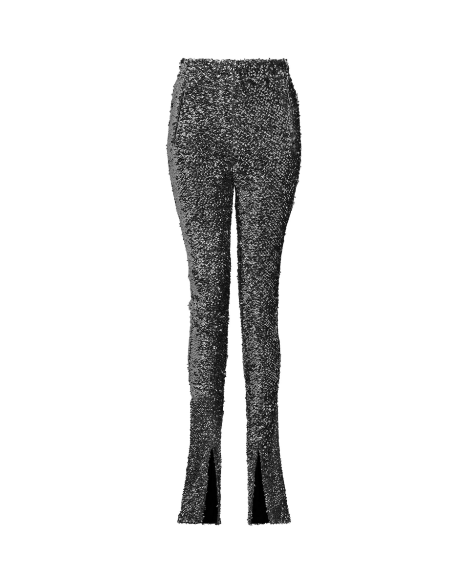 Azra Trouser In Textured Sequin - Image 1