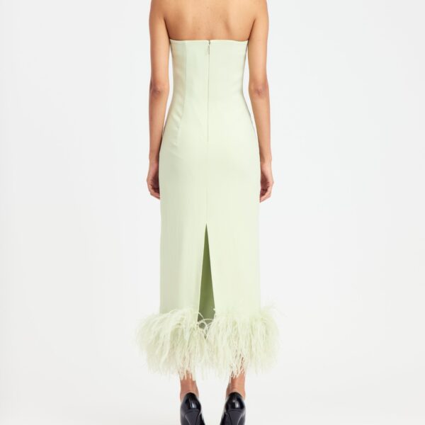 Structured with an internal corset for a sculpted fit