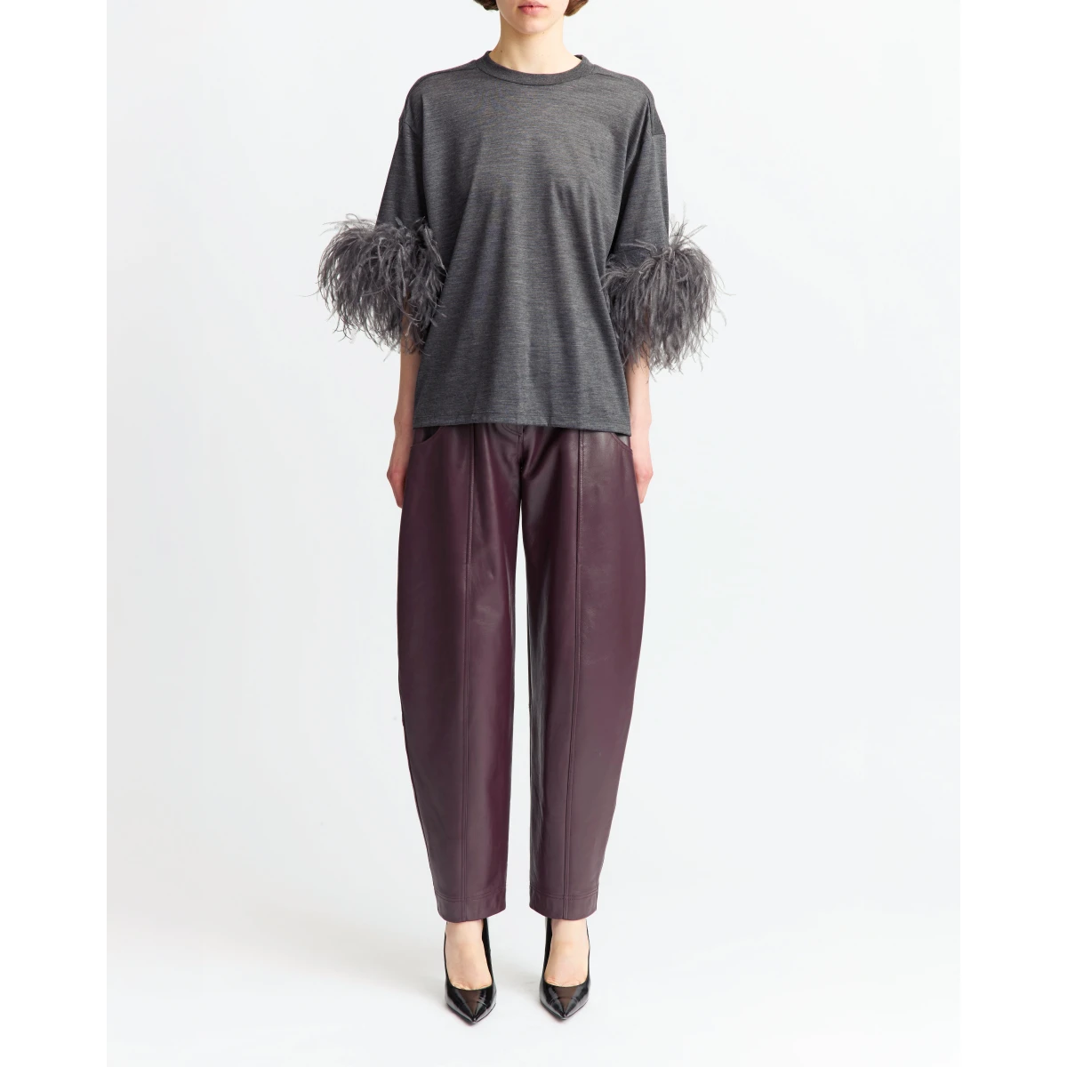 Teodora Top In Jersey - Image 2