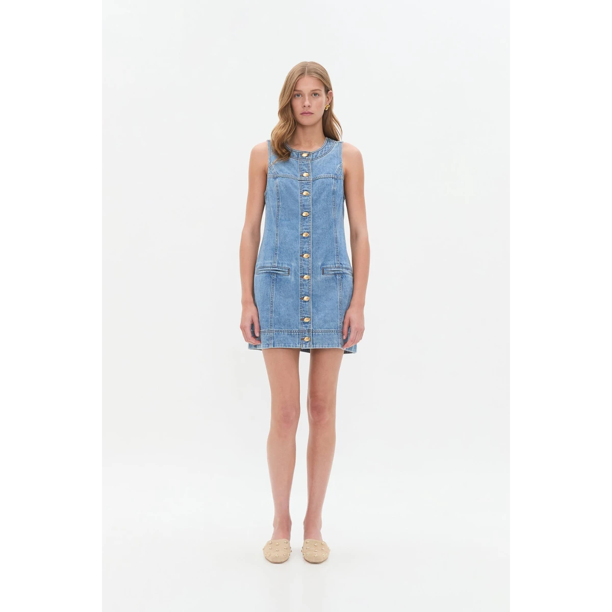 Holland Denim Mini Dress