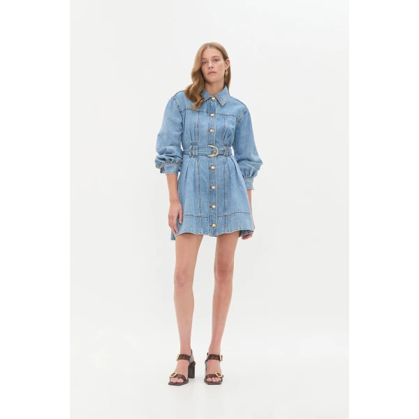 Lane Denim Mini Dress