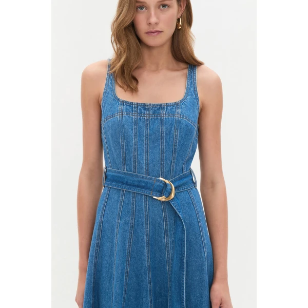 Aje clothing Aus Dresses – structured silhouette with raw femininity from Coveti