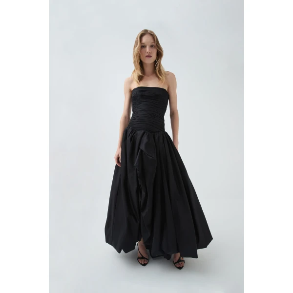 Violette Bubble Hem Maxi Dress