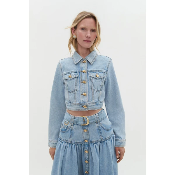 Kai Denim Cropped Jacket