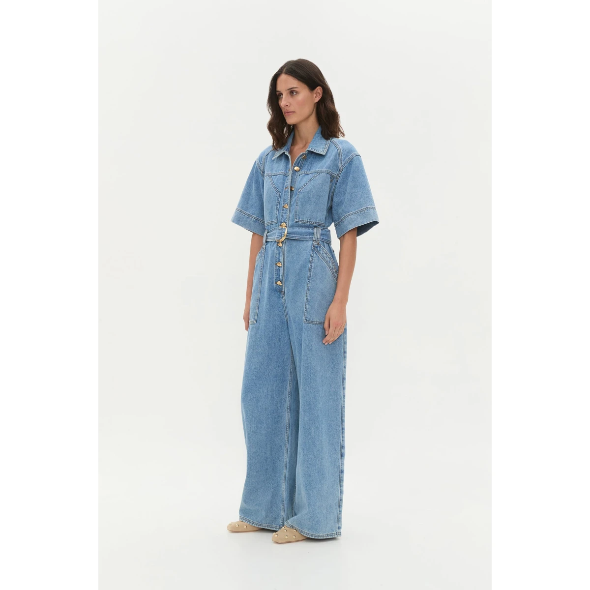 Lane Denim Jumpsuit