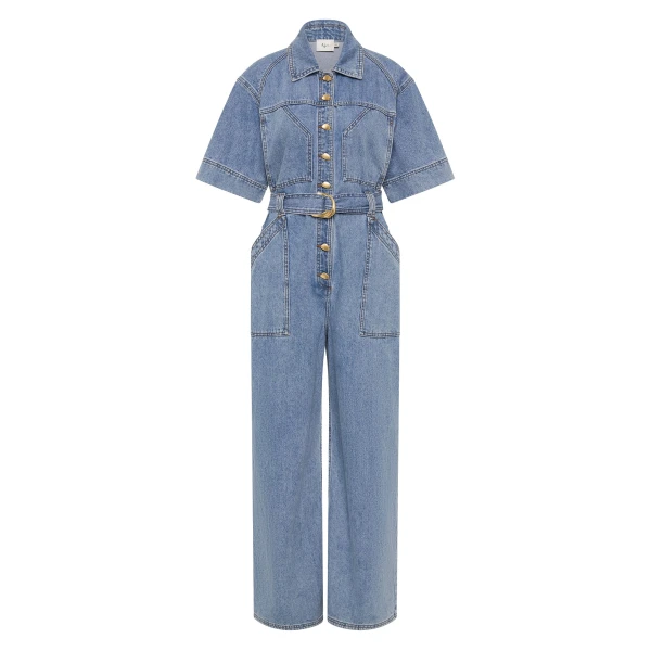 Aje Blue Jumpsuit