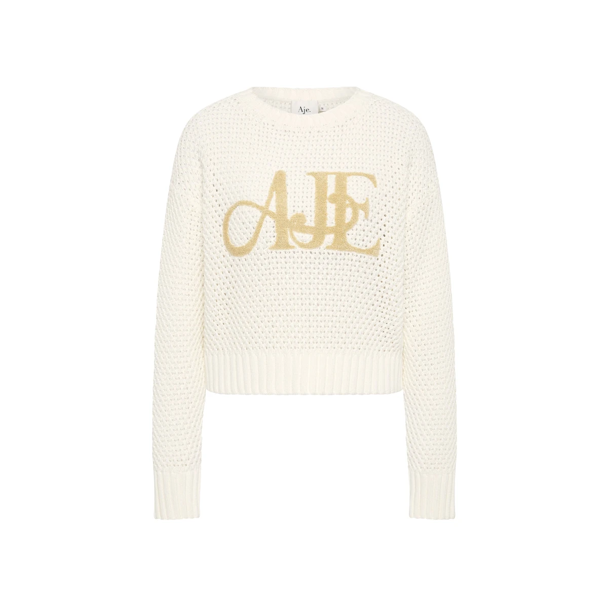 Aje Ivory Knitwear