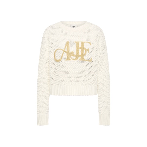 Aje Ivory Knitwear