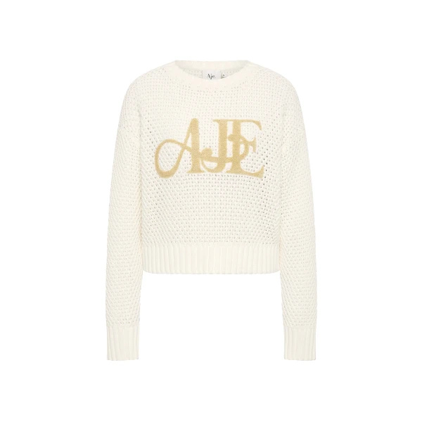 Aje Ivory Knitwear