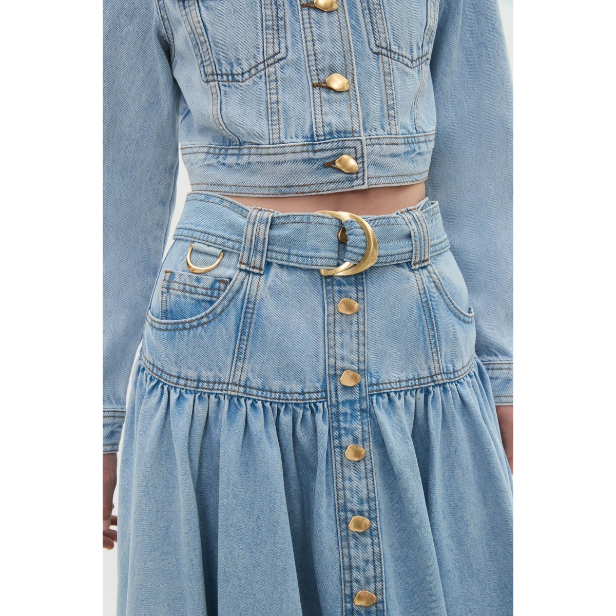 Aje clothing Aus Skirts – structured silhouette with raw femininity from Coveti