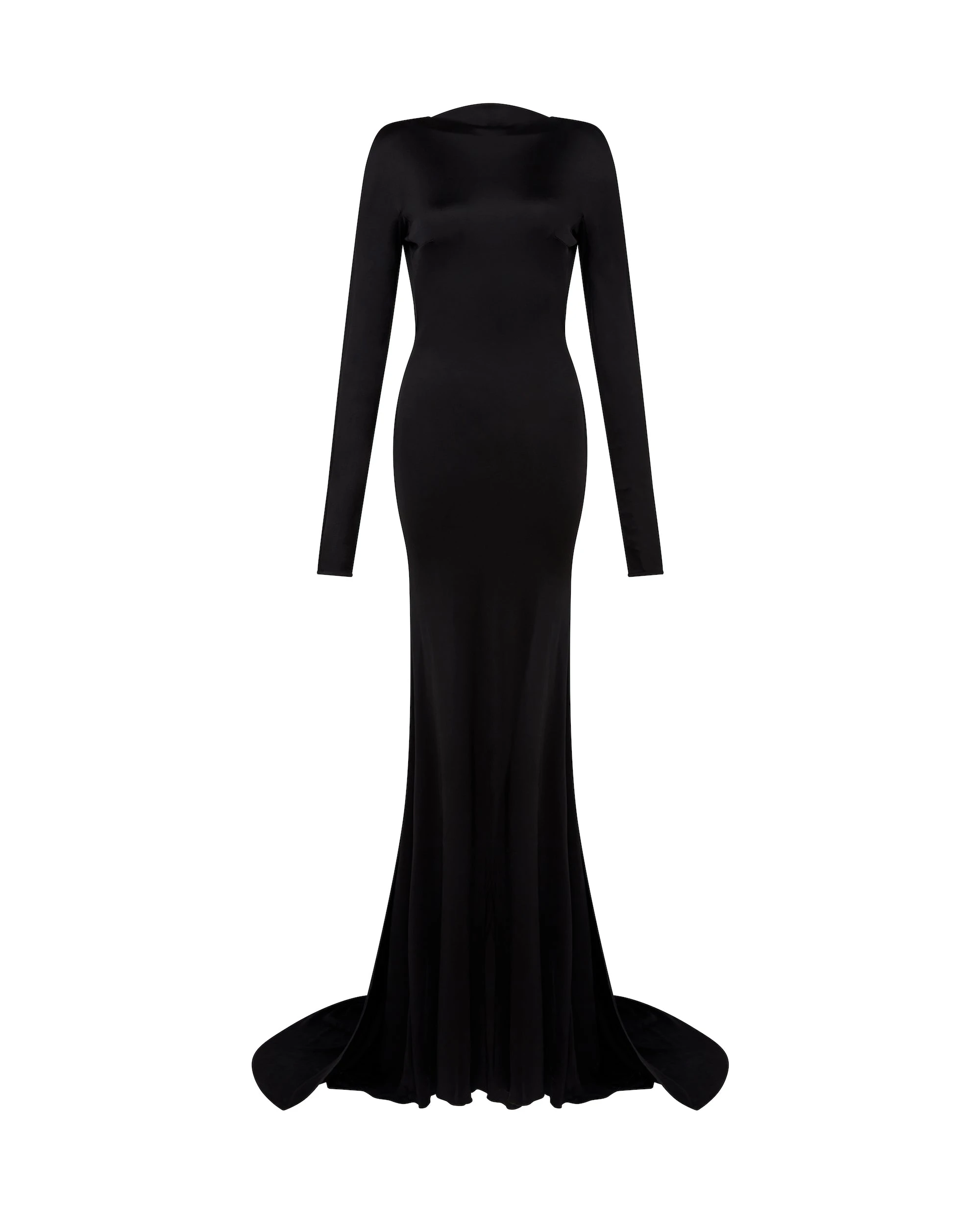 David Koma Gather Detail And Open Back Gown