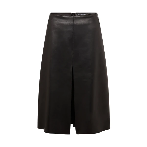 David Koma Leather Culottes