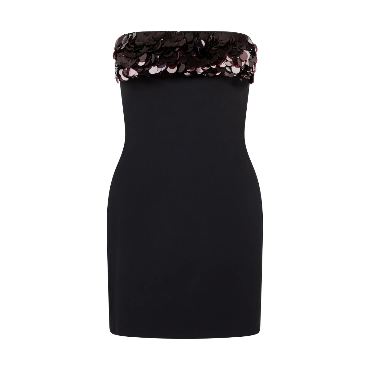 David Koma Payette Sequin Trim Mini Dress
