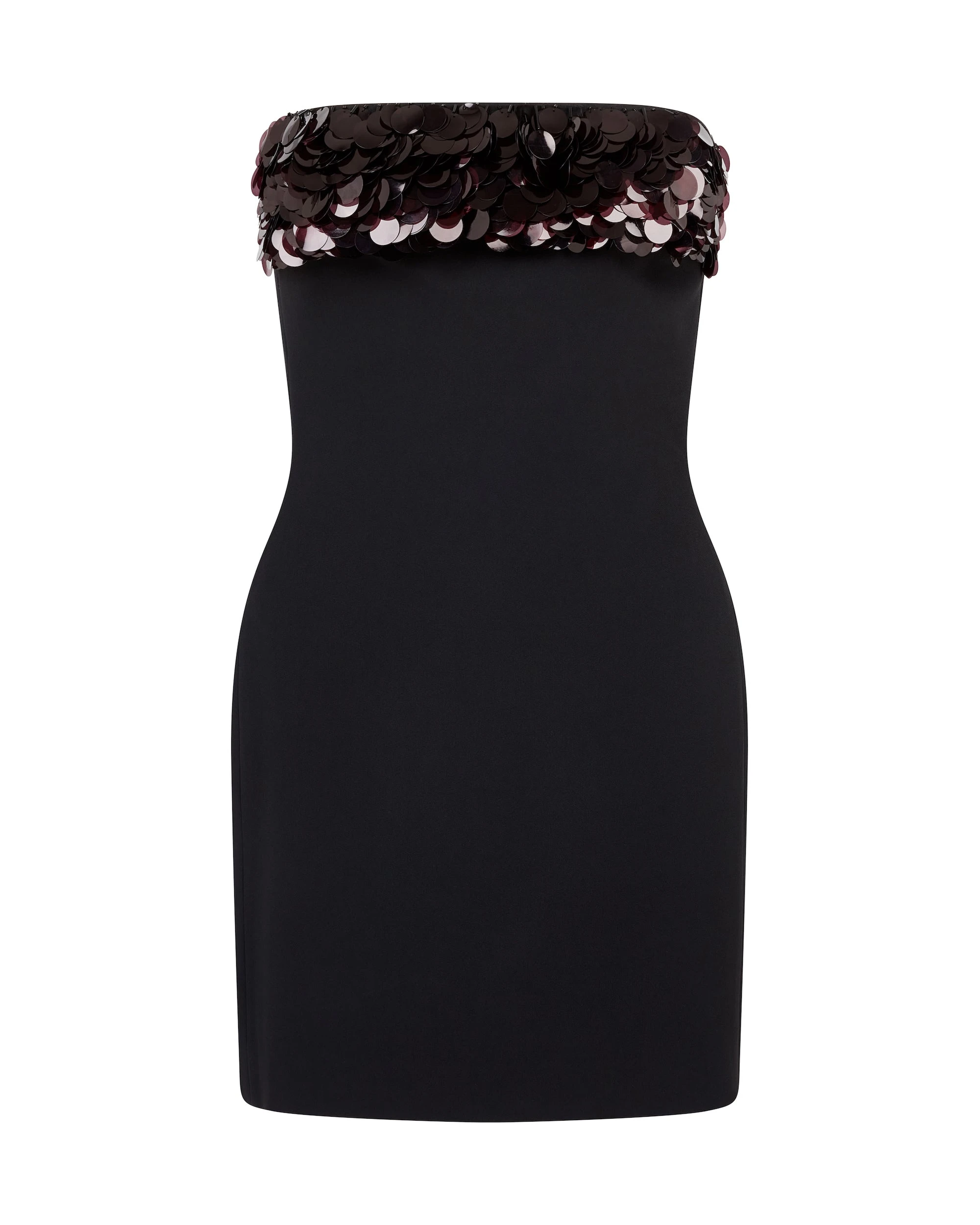 David Koma Payette Sequin Trim Mini Dress