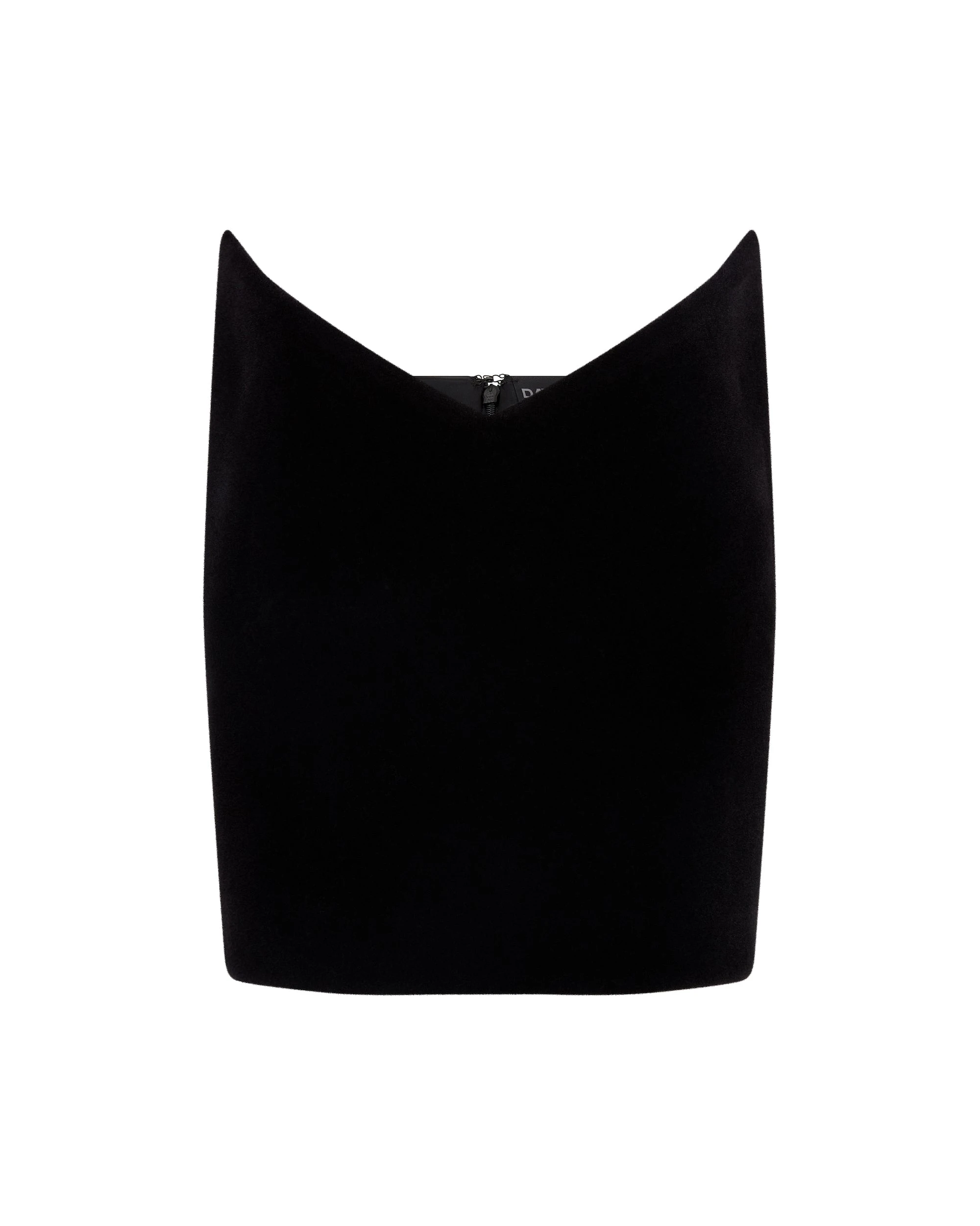 David Koma V Shape Waist Detail Mini Skirt