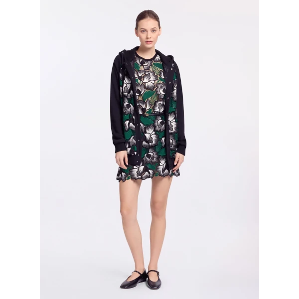 Elie Saab Macramé I-Shirt in Multicolour featuring  – Luxury Designer Fashion at Coveti.