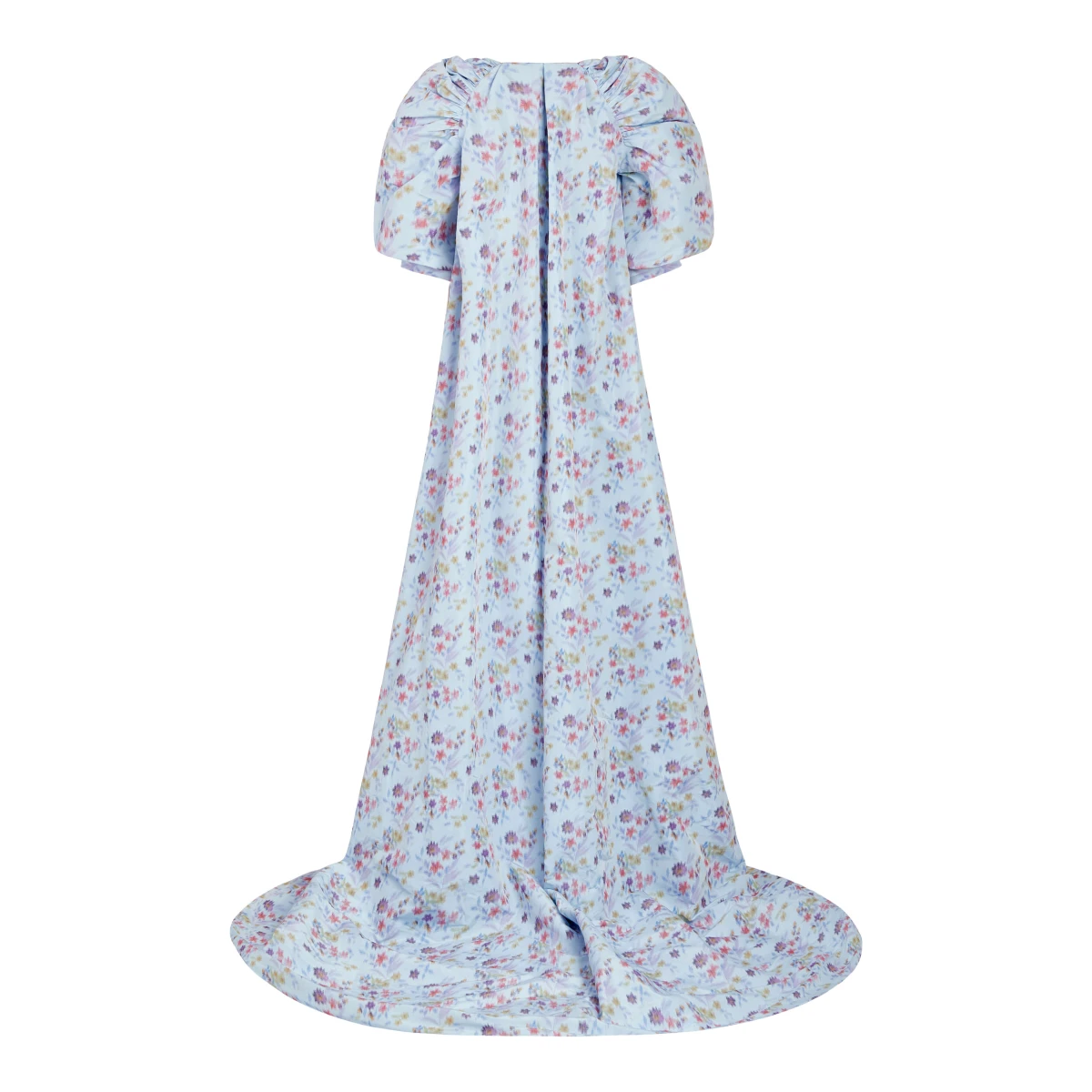 Markarian gowns with romantic neckline and structured silhouette