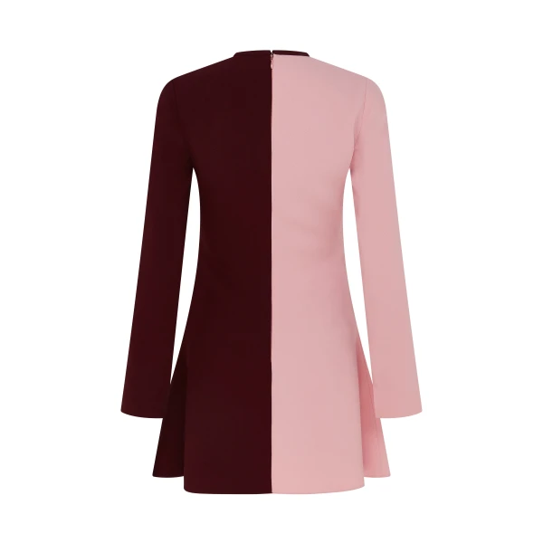 Markarian dresses with romantic neckline and structured silhouette