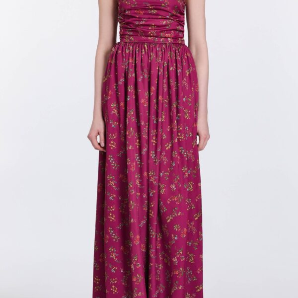 Markarian bridal with romantic neckline and structured silhouette
