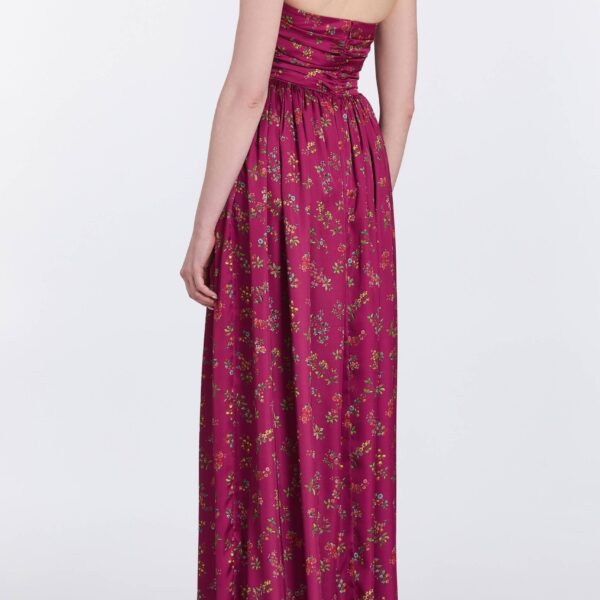 Markarian gowns with romantic neckline and structured silhouette