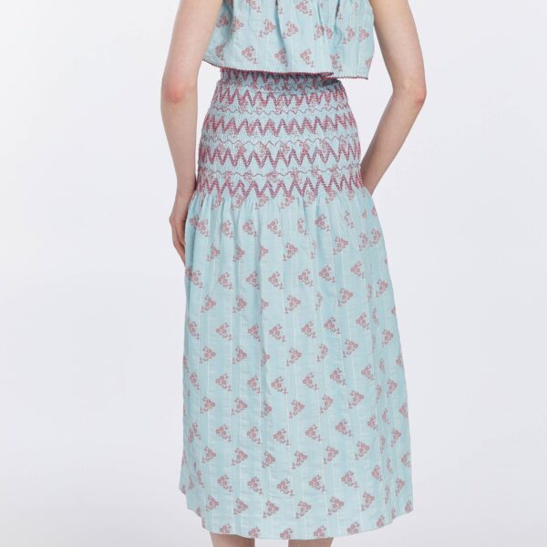 Markarian gowns with romantic neckline and structured silhouette