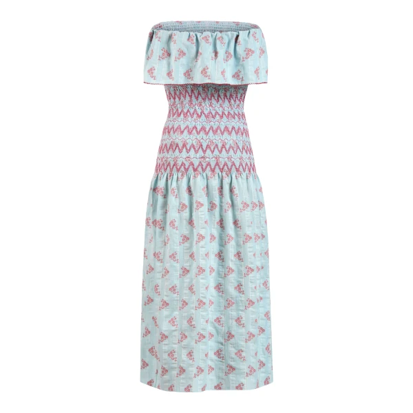 Markarian gowns with romantic neckline and structured silhouette