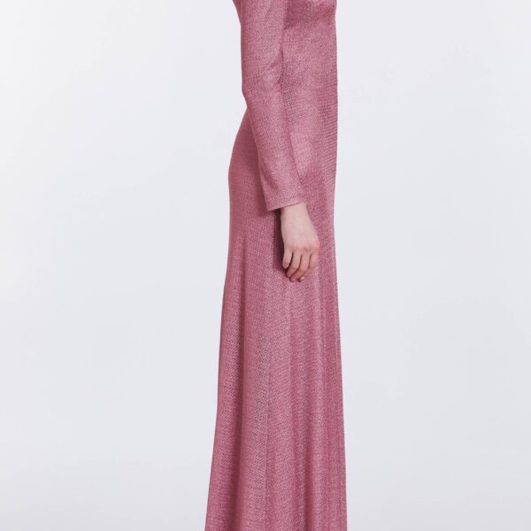 Markarian gowns with romantic neckline and structured silhouette