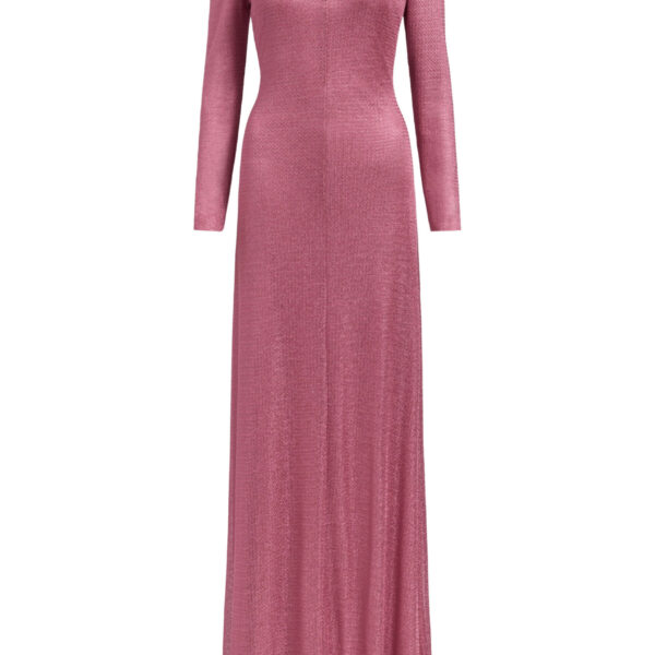 Markarian gown with romantic neckline and structured silhouette