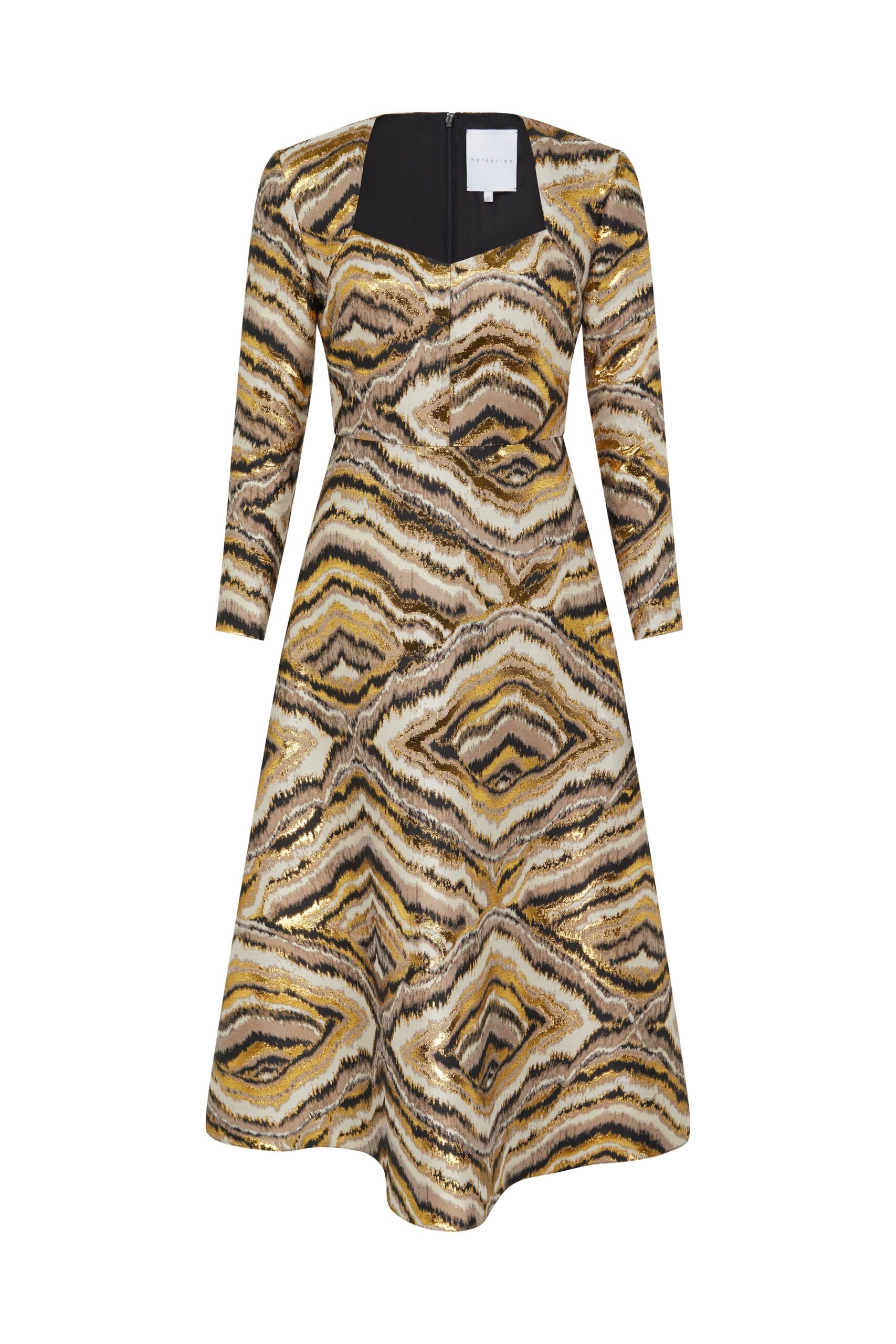 Markarian Dresses Markarian gown with romantic neckline and structured silhouette