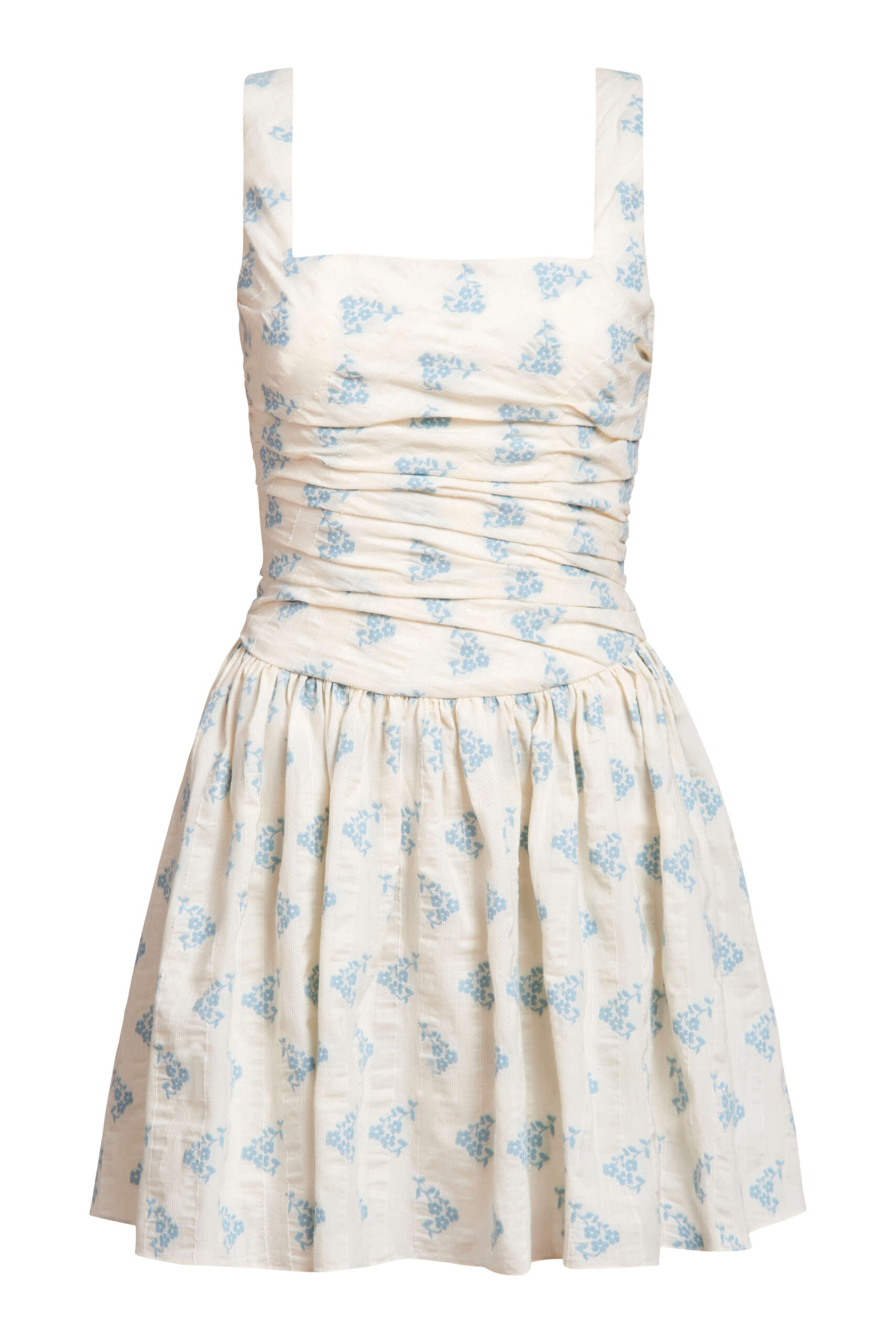 Markarian gown with romantic neckline and structured silhouette