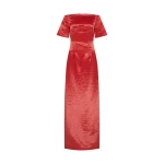 Markarian Dresses Markarian gown with romantic neckline and structured silhouette