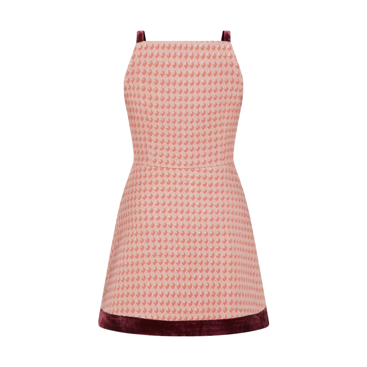 Markarian dresses with romantic neckline and structured silhouette