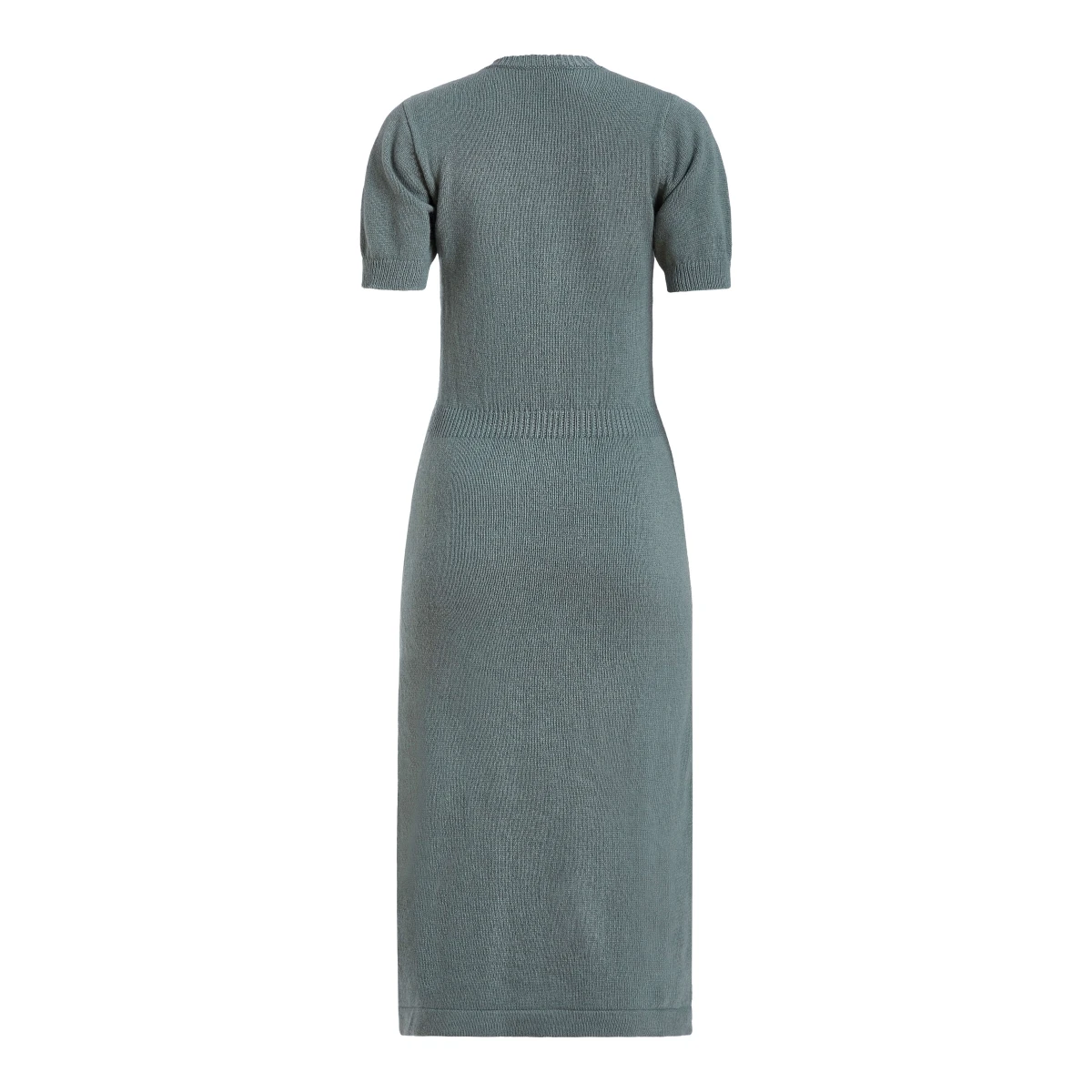 Markarian dresses with romantic neckline and structured silhouette