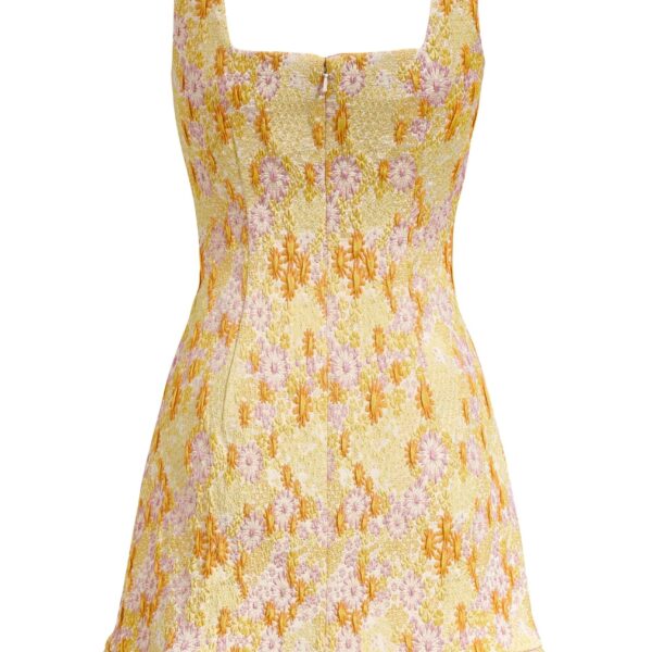 Markarian dresses with romantic neckline and structured silhouette