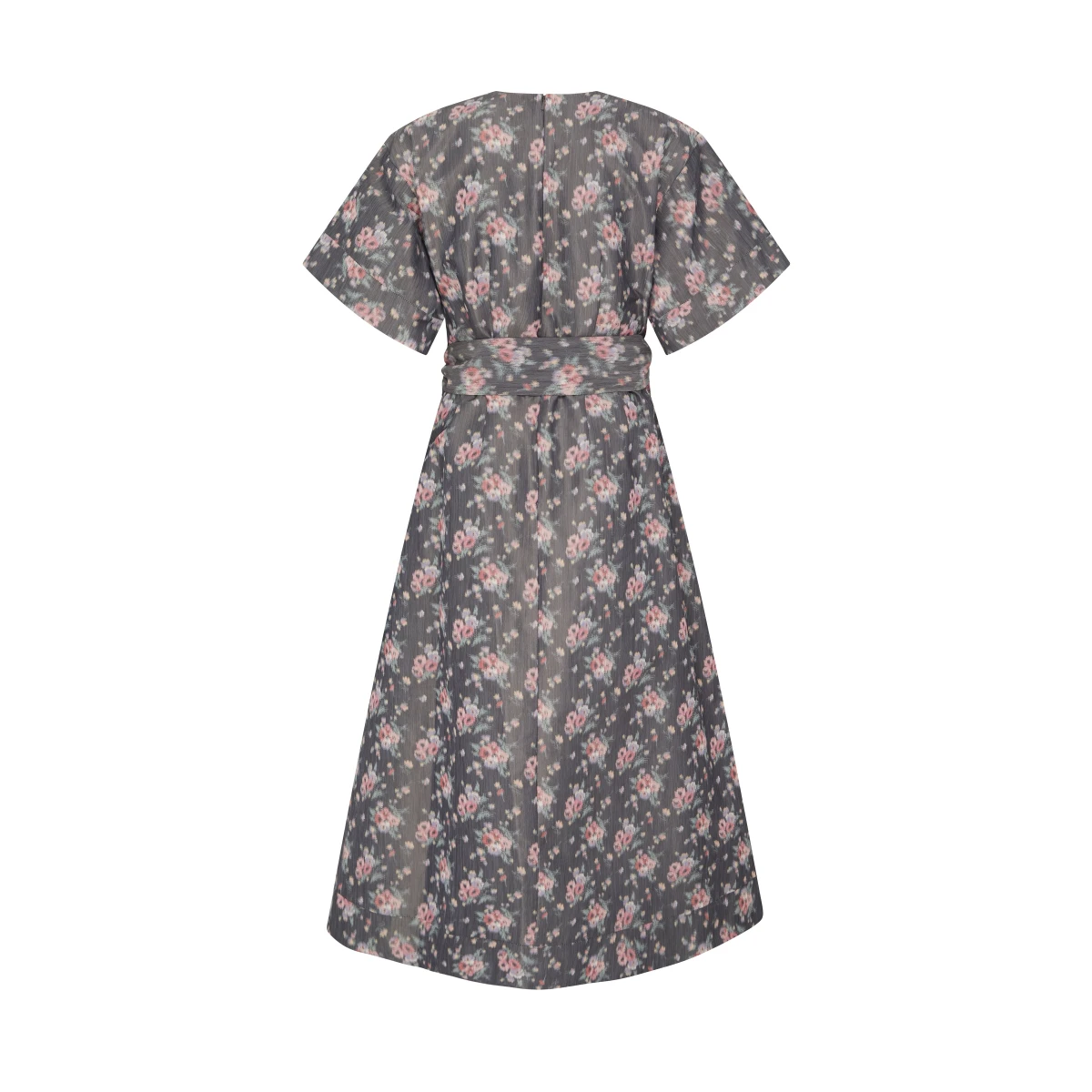 Markarian dresses with romantic neckline and structured silhouette