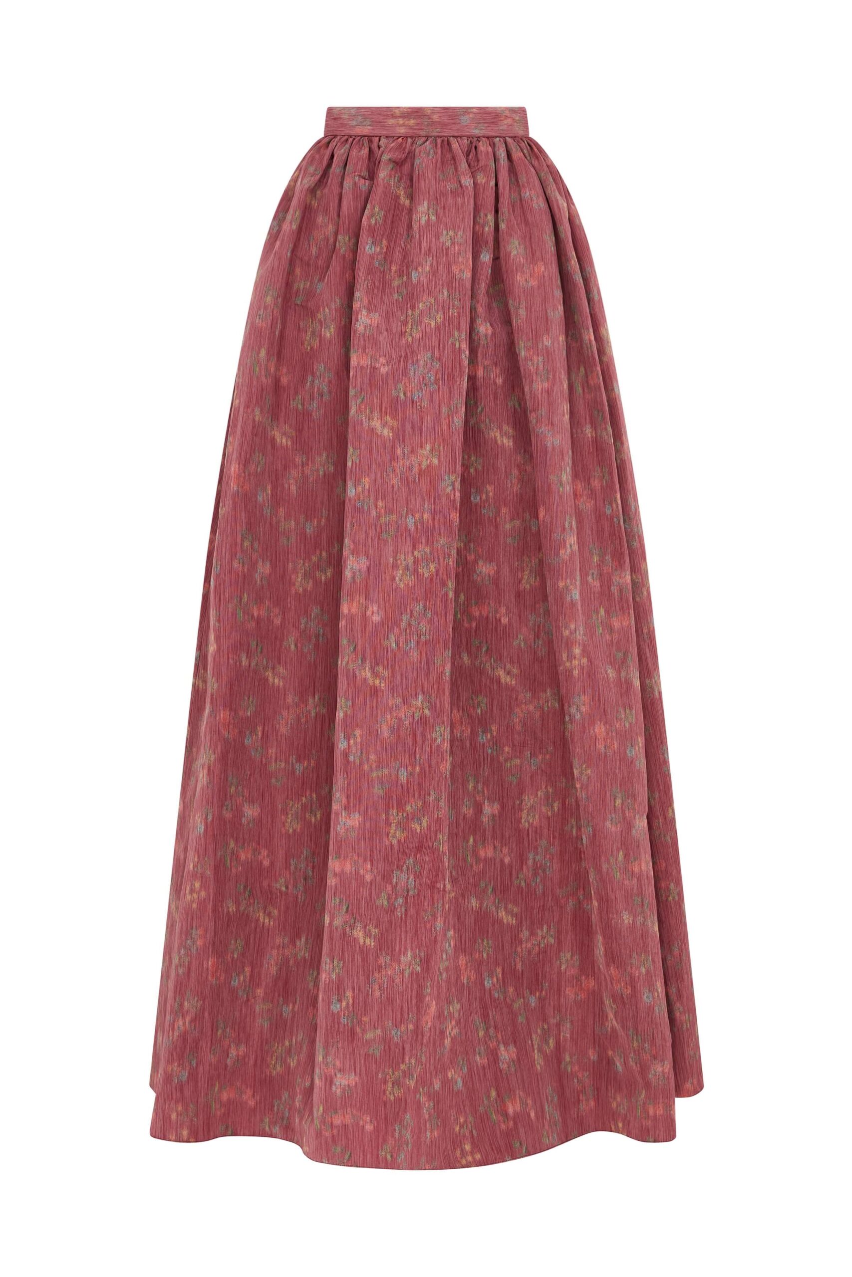 Markarian gown with romantic neckline and structured silhouette