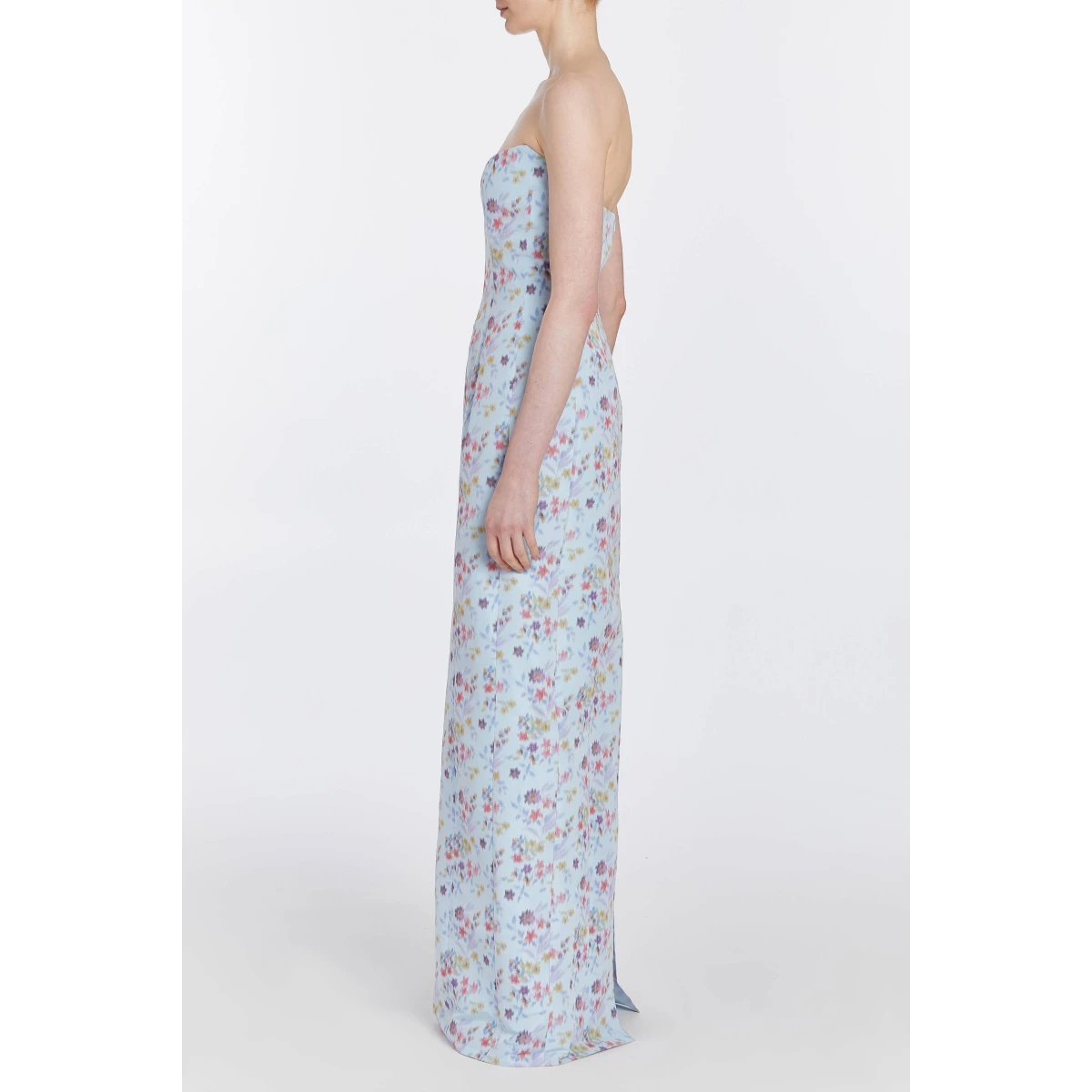 Markarian bridal with romantic neckline and structured silhouette