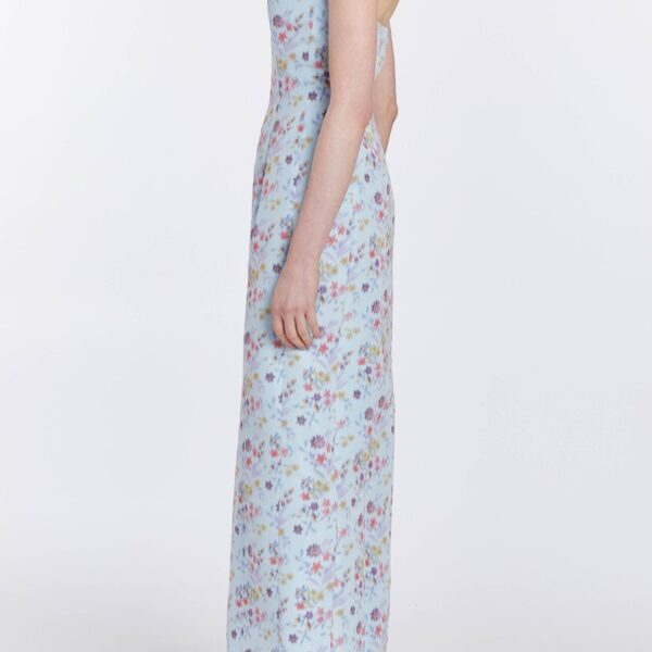 Markarian bridal with romantic neckline and structured silhouette