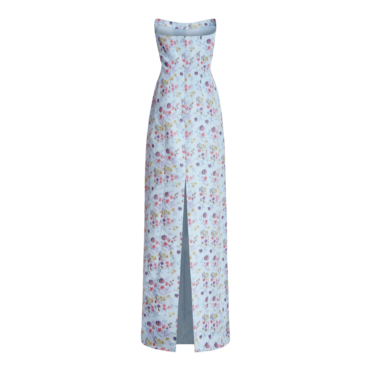 Markarian gowns with romantic neckline and structured silhouette