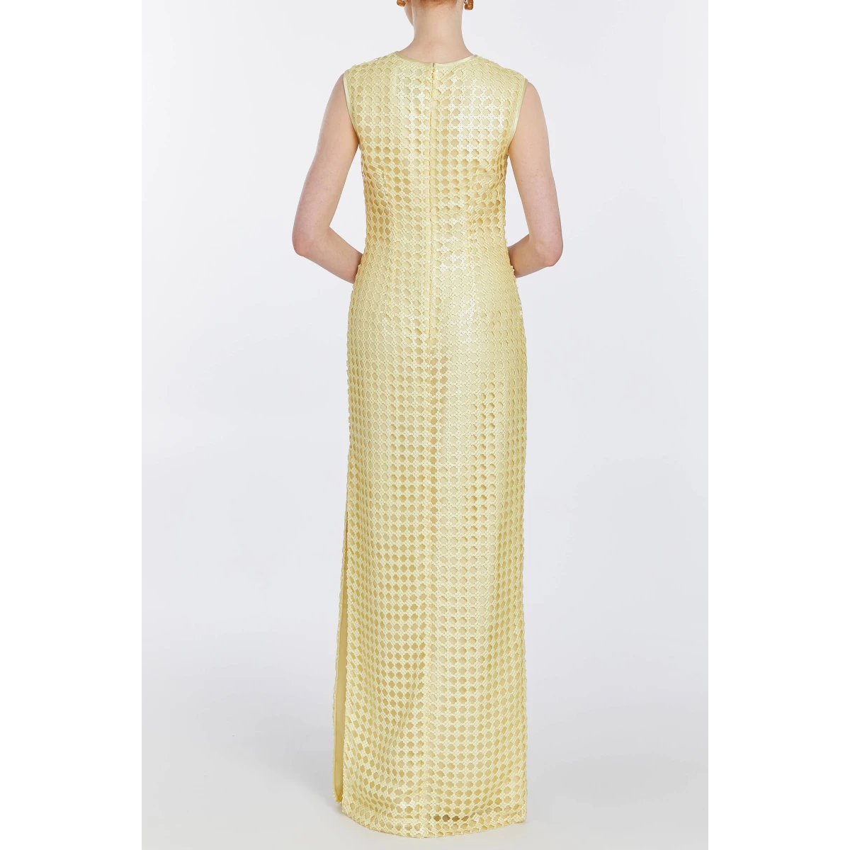 Markarian gowns with romantic neckline and structured silhouette