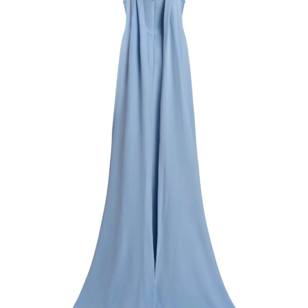 Markarian dresses with romantic neckline and structured silhouette