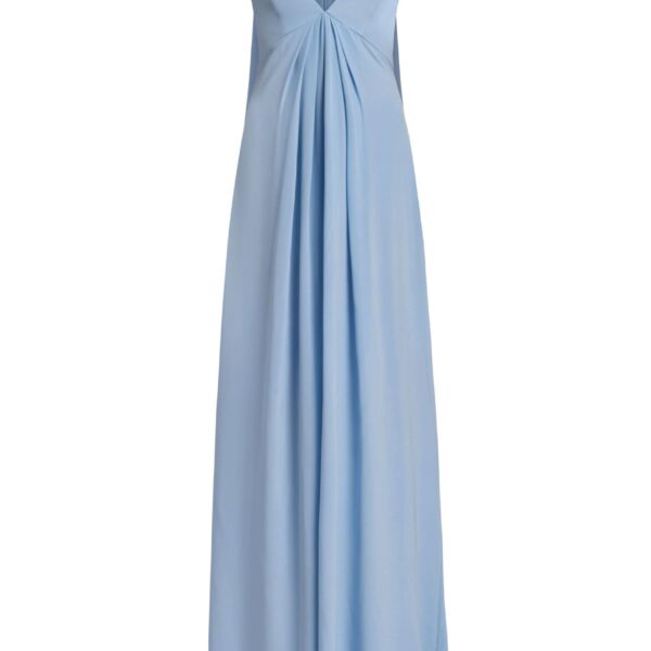 Markarian bridal with romantic neckline and structured silhouette