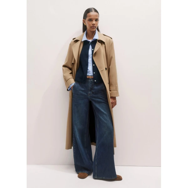 Me and Em Cotton Voile Relaxed Forever Stripe Shirt, view 4