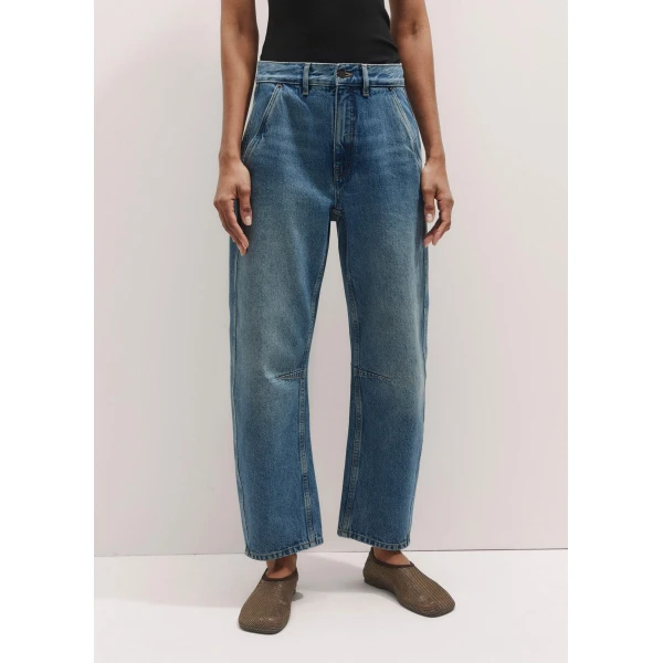 Me + Em Engineered Jean – luxury British Blue in Me and Em exclusively at Coveti