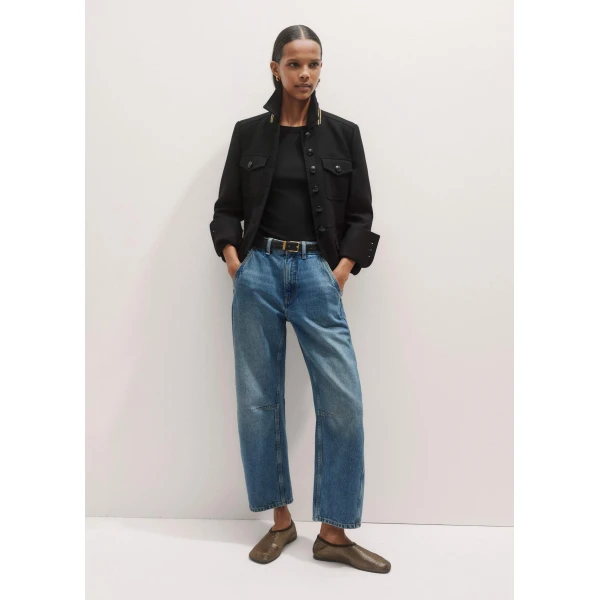 Me and Em Engineered Jean – luxury British Blue in Me and Em exclusively at Coveti