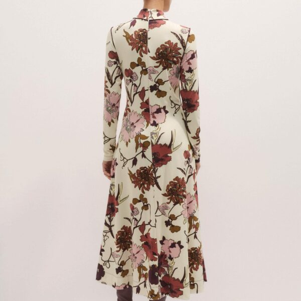 Me and Em High Neck Jersey Maxi Dress – luxury British Multicolour in Me and Em exclusively at Coveti