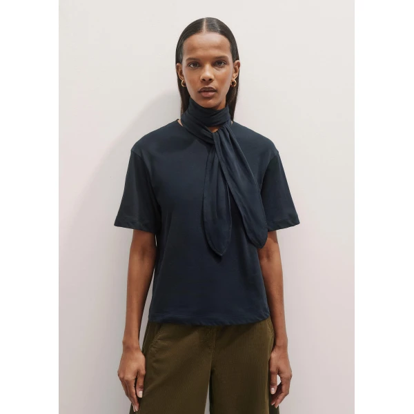 Me and Em Impossibly Soft Scarf Neck Classic Tee, view 7